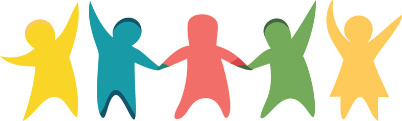 Children Education Logo - Happy Kids Education. Creative Children Reaching Star Education Logo. Happy kids logo vector illustration. kids concept vector illustration icon.