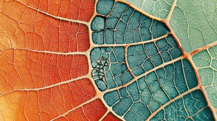 Cross-section of a leaf with labeled parts