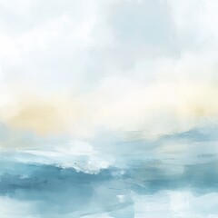 Obraz premium Soft, pastel landscape; light, airy