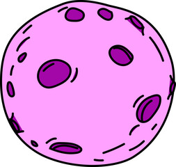 Purple Spooky Ball