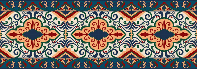 carpet pattern Textile digital design motif pattern decor hand made artwork frame gift card wallpaper women cloth front back and duppata print element of baroque ornament paisley abstract border rug