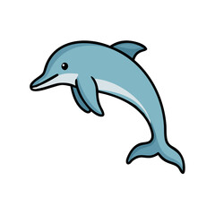 Fototapeta premium dolphin icon