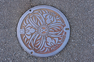 マンホール 路面 道路 宮崎市 汚水 排水 Manhole Road surface Road Miyazaki City Sewage Drainage