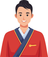 man in kimono