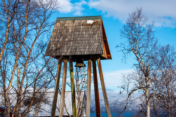 Wooden Bell Tower in Abisko - Sweden