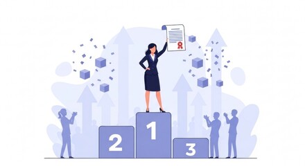 Celebrating Success Achieving Top Performance and Recognition in Business