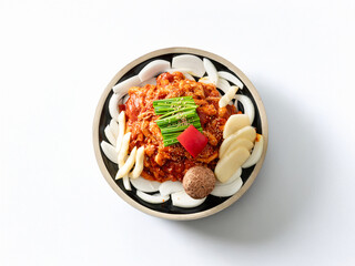 Duck meat marinated in spicy sauce