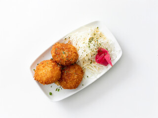 croquettes on a plate