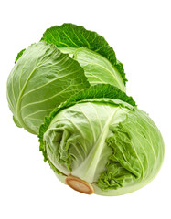 Obraz premium cabbage isolated on transparent background, png
