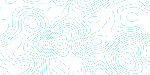 Abstract colorful contour wave lines topographic background, lines map seamless pattern, modern wallpaper texture and realistic design used for banner and posters, mountain relief geographic pattern.	