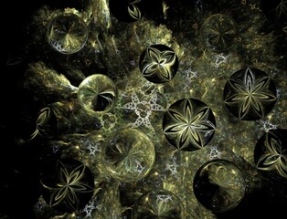 Imaginatory fractal abstract background Image