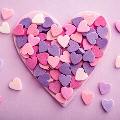 heart shaped candy
