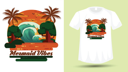 Summer Tshirt Design graphic & vector