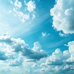 blue sky with clouds