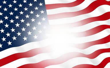 Memorial Day with American Flag Background Banner. Vector Illustration. U.S. Flag. United States Flag. High quality
