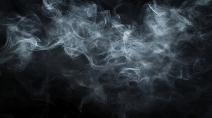 Obraz premium Abstract smoke patterns on dark background