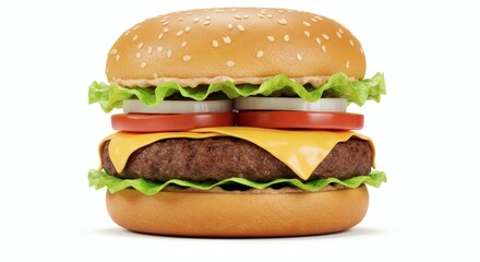 Juicy Cheeseburger A Classic American Food Icon