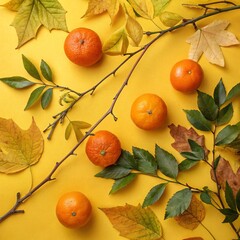 autumn still life with apples