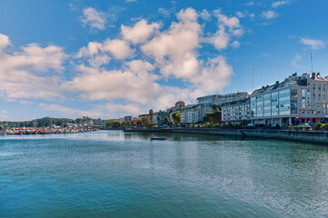 Obraz premium Sada is a Spanish municipality in the province of A Coruña. Located in the Rías Altas, within the Betanzos estuary, Galicia, Spain.