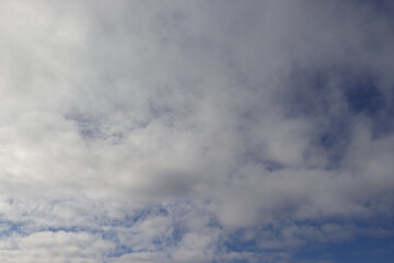 Obraz premium Clouds come in various shapes.