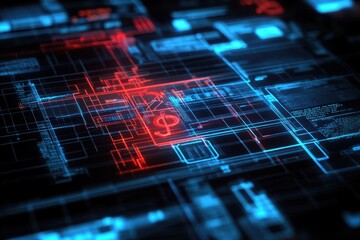 Data processing diagrams illustrating scope scanning workflow with integrated lines and grids, data processing and diagrams over scope scanning with 5g text