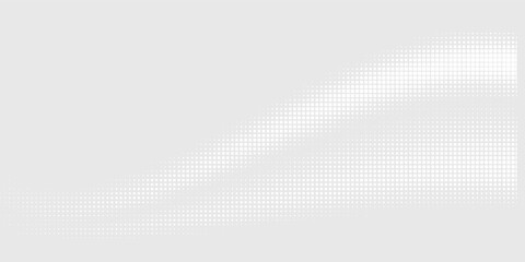 Dot white gray wave light technology texture background. Abstract big data digital concept.