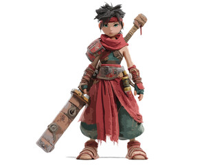 isometric view of warrior