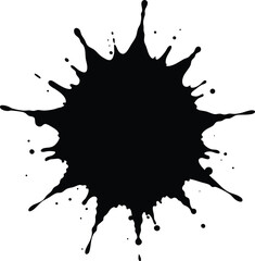 Decorative Ink Blot Vector