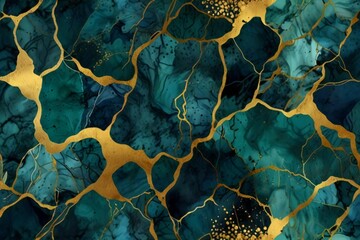 blue and yellow background