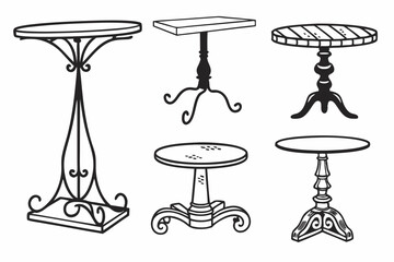 set of kitchen utensils