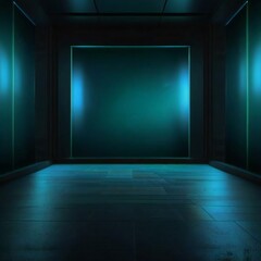 empty room with empty frame