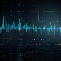 sound wave abstract background