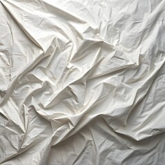 Obraz premium Abstract Draped Fabric Texture Elegant White Creases and Folds in a Minimalist Composition background