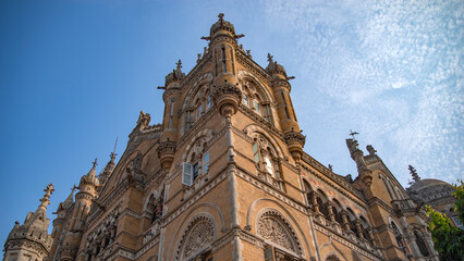 Chhatrapati Shivaji Railway Station in Mumbai.