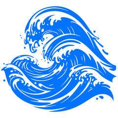 A beautiful and glorious illustrated vector waves design for a premium background concept