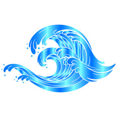 The elegant flow of modern minimalist lines, a stylish and harmonious vector wave design