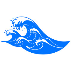 Beautifully simple and modern minimalist waves, a stylish and elegant vector design background