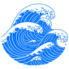Beautifully illustrated dynamic waves, a glorious and modern vector background art design