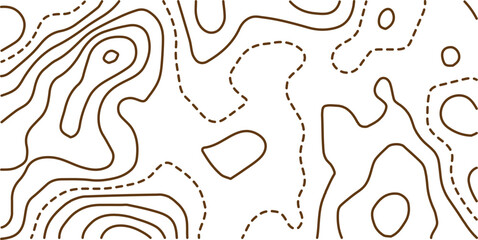 Topographic map lines background. Vector illustration. Abstract pattern with lines