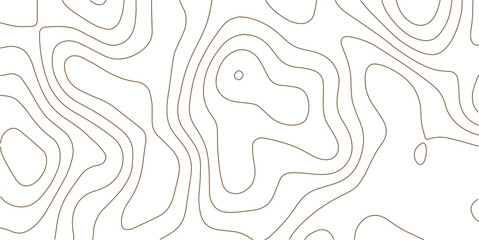 Abstract topo contour map on white background, Topographic map Topographic contour lines map seamless pattern. Geographic mountain relief diagram line wave carve pattern