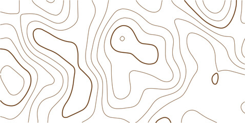 Abstract topo contour map on white background, Topographic map Topographic contour lines map seamless pattern. Geographic mountain relief diagram line wave carve pattern