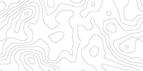 Topographic map background geographic line map with elevation assignments. Modern design with White background with topographic wavy pattern design.paper texture Imitation of a geographical map shades