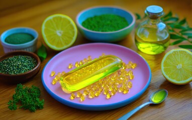 Healthy supplement display