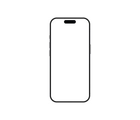 Minimalist Smartphone Display with Blue Dot in Center – Clean UI Mockup for Mobile App Design
