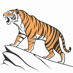 vector tiger