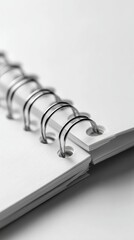 Close Up Of Spiral Bound Notebook