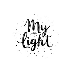 Elegant lettering artwork 