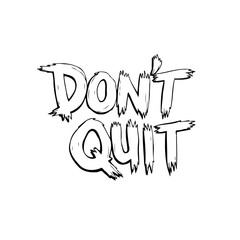 Inspirational Message: Hand-Drawn 