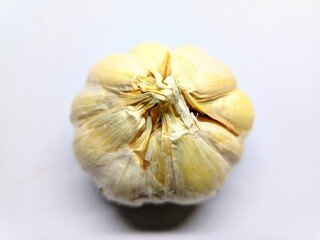 garlic isolated on white background