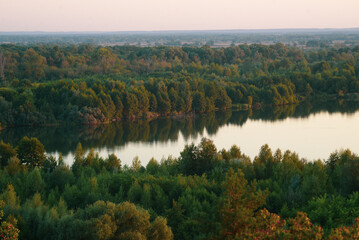 morning in the mountains